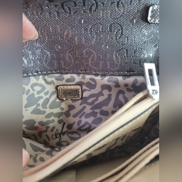 Guess small crossbody purse ،Guess Juliet Mini Crossbody Wallet in Pewter - - Picture 8 of 13